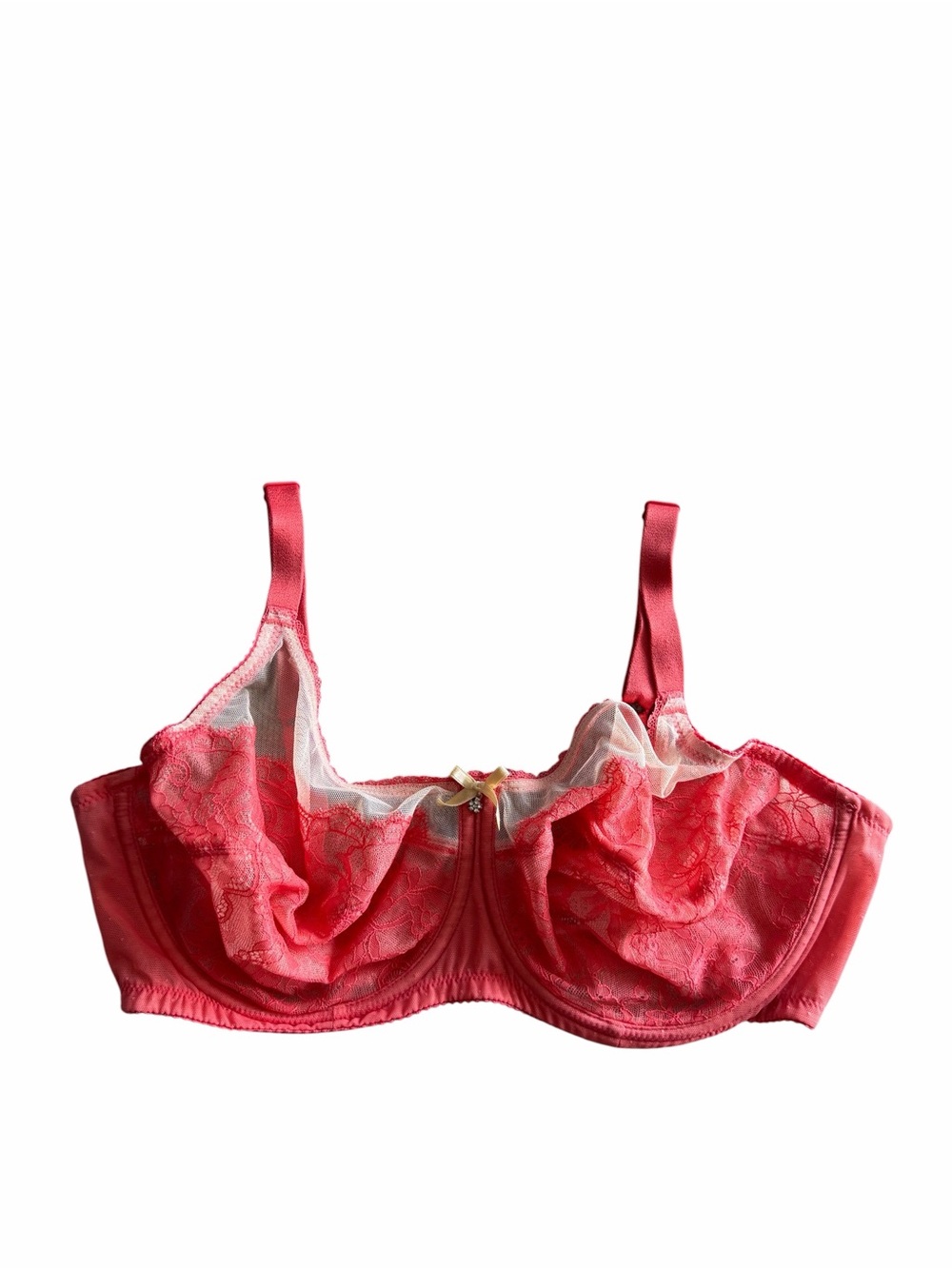 Wacoal 855186 Women's Retro Chic Full-Figure Underwire Bra Coral/Pink 38DD
